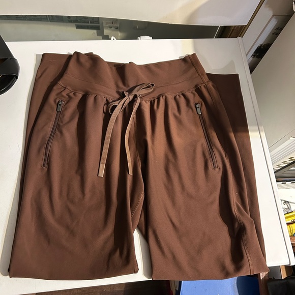 Brown Drawstring Joggers - Picture 2 of 7